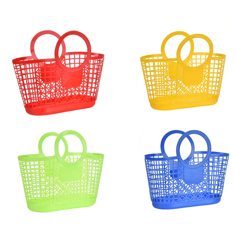 Plastic Hollow Basket Storage Organizer