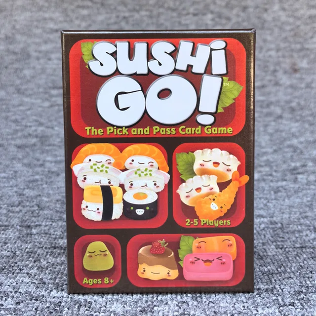 Sushi Go Party! the Pick And Pass Family Card Game Board Game - Fun Sushi Roll Dice Game for All Ages 3