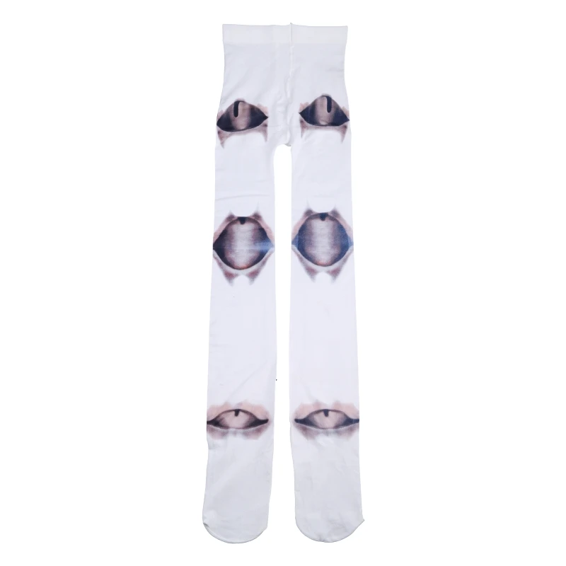 Collants Femme Style Gothique Japonais - Imprimé Jointed Doll - Cosplay, Halloween, Bas Leggings Uniques