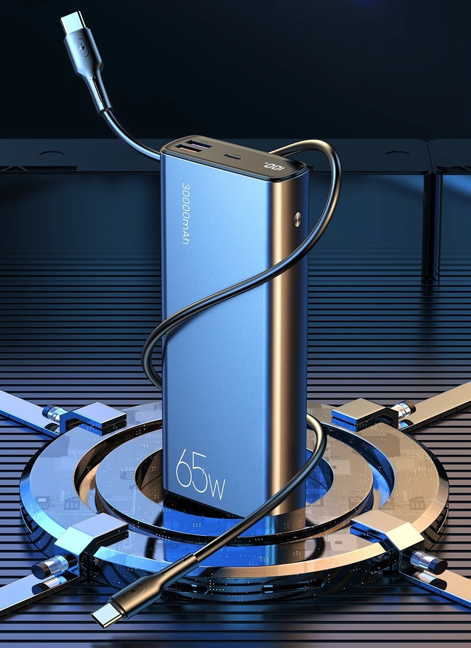 Usams 30000mah 65w Fast Charging Power Bank Pd Qc Afc Fcp Pps Powerbank External Battery For