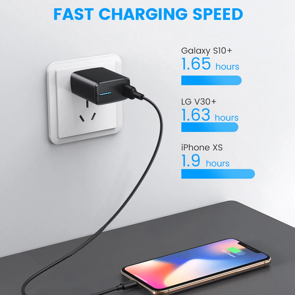 USB Charger Fast Charging Mobile Phone Power Adapter Wall Charger For iPhone 15 Pro Max Xiaomi Samsung Cell Phone Quick Charger