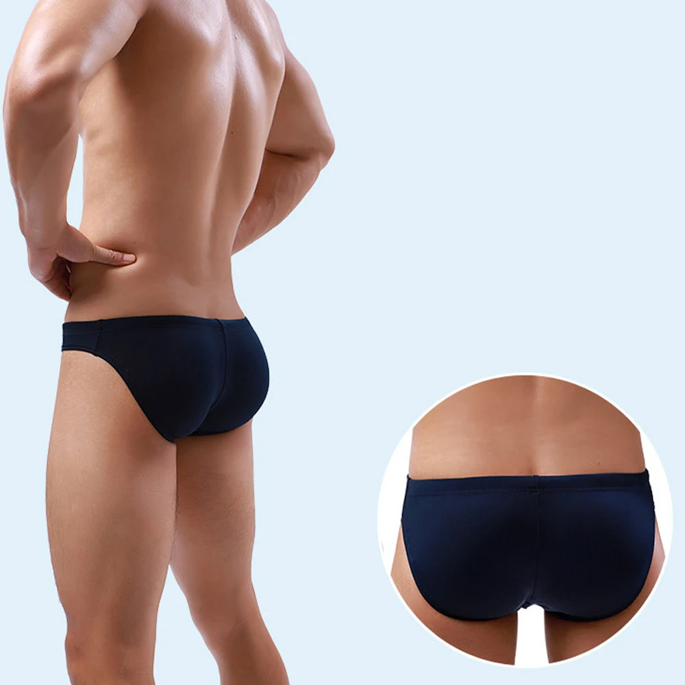 Brand Men Swimming Trunk Surf Board Shorts Swim Pant Tether Swimwear Sexy Pouch Bikini Brief Summer Bathing Suit Mid Waist men swimsuit male swim rash guard
