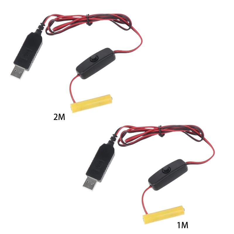 

1.5V AAA Adapter USB Power Supply Replace 1 AAA