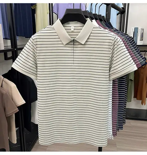 Trendy T Shirts For Men Classic Polo Shirt Summer Short Sleeve Comfort  Fashion Casual Top New Design - Image 8