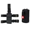 Tactical Drop Leg Platform Molle EDC Pouch Medical EMT Emergency First Aid Kit Bag IFAK Utility Tool Bag with Thigh MOLLE Rig 1
