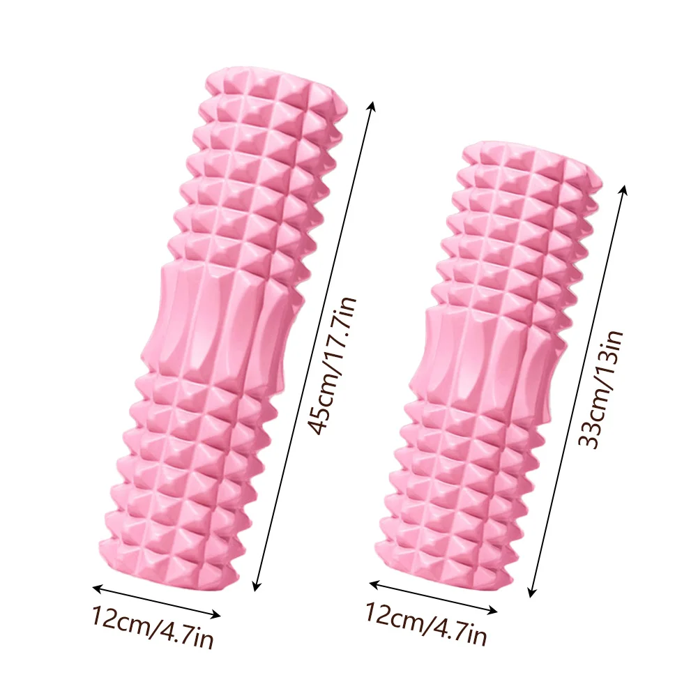 1개 33/45cm 요가 컬럼 짐 피트니스 폼 롤러 필라테스 운동 등 근육 마사지 소프트 블록 근육 롤러 드롭 배송