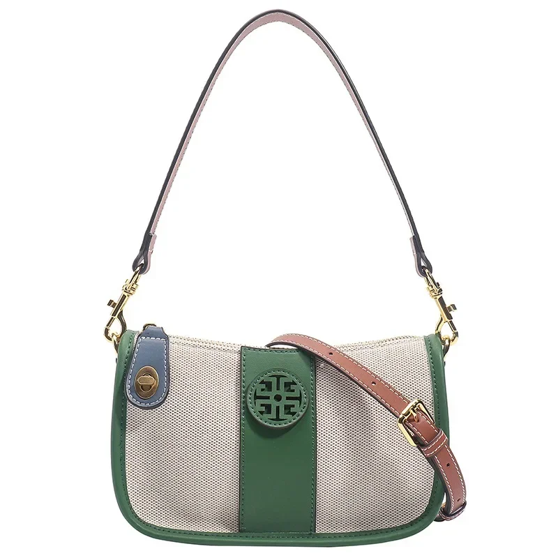 Bolso De Mano De Cuero Genuino Para Mujer, Organizador