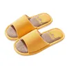 Linen Slippers Indoor Home Breathable Women Men Slides Linen Couples Anti-slip Shoes Beach Sandals Shoes Comfortable Flats TG20 5