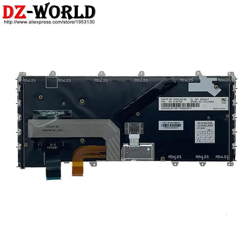 Qwertz cz sk de gr hu si ch Sws Tcheco Alemão Húngaro Esloveno Suíço Teclado para Lenovo Thinkpad s1 X380 Yoga 370 Laptop - Imagem 4