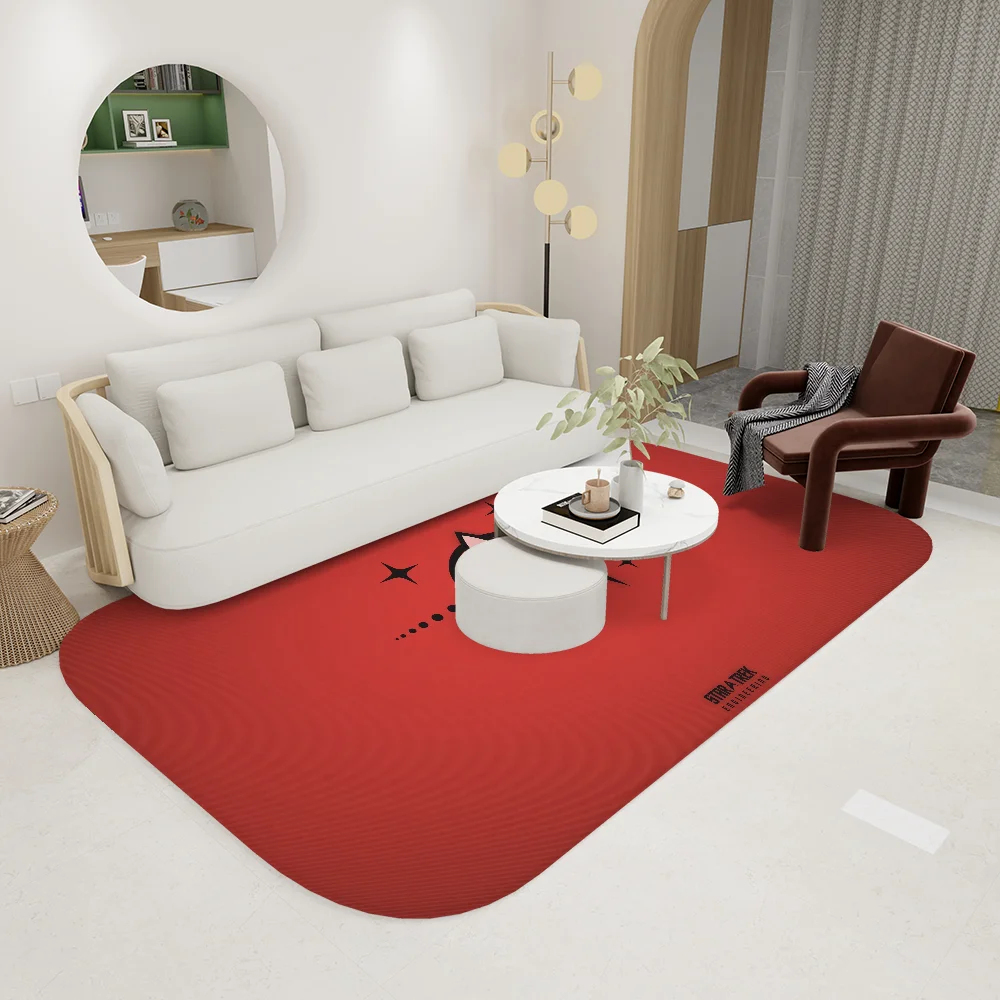 TV S-Star T-Trek Floor Mat Entrance Door Mat Washable Non-Slip Living Room Sofa Chairs Area Mat Kitchen Welcome Doormat 6