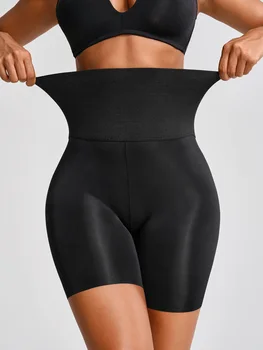 Abdominal High Waisted Shapewear Pants With Elastic Compression And Hip Lifting Snug And Comfortable Shapewear Shorts