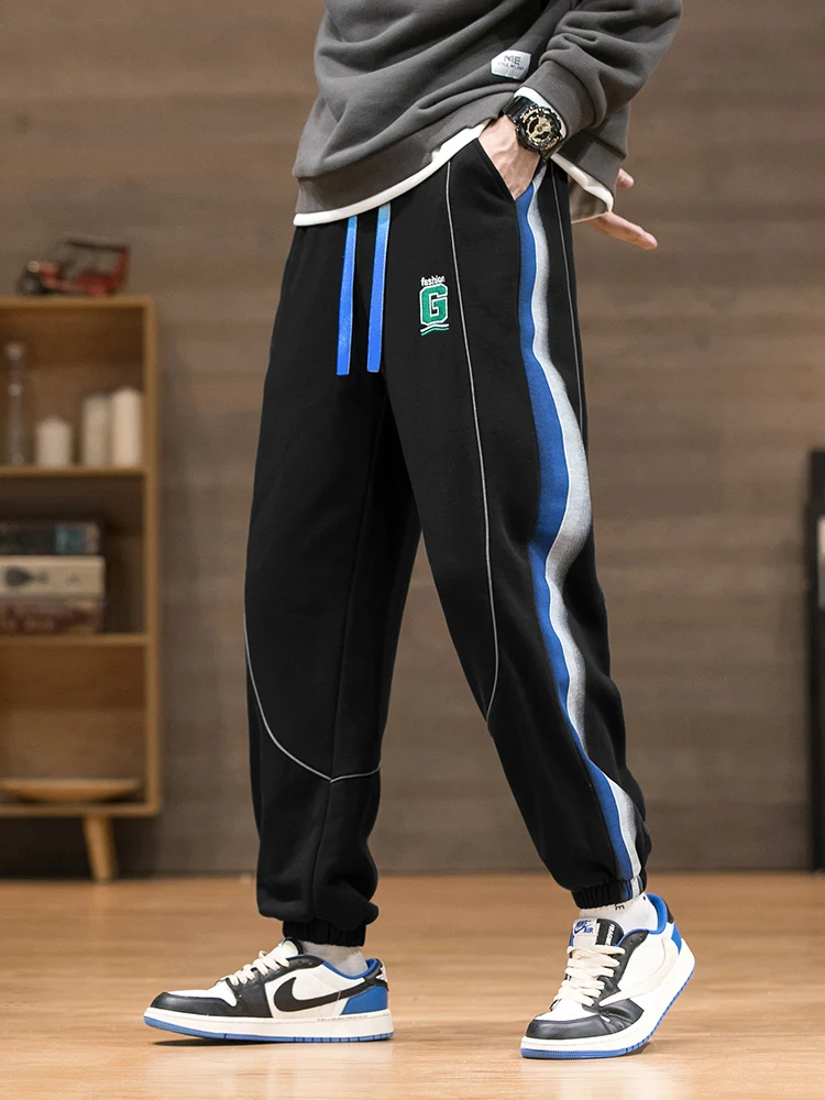 Joggers Sweatpants Plus Size 8XL sport jogging trousers fashionable wide leg pants fleece sweatpants wide leg pants fashion pants