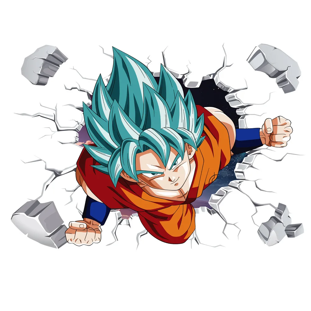 Wall Sticker Dragon Ball Son Goku Saiyan Level 3