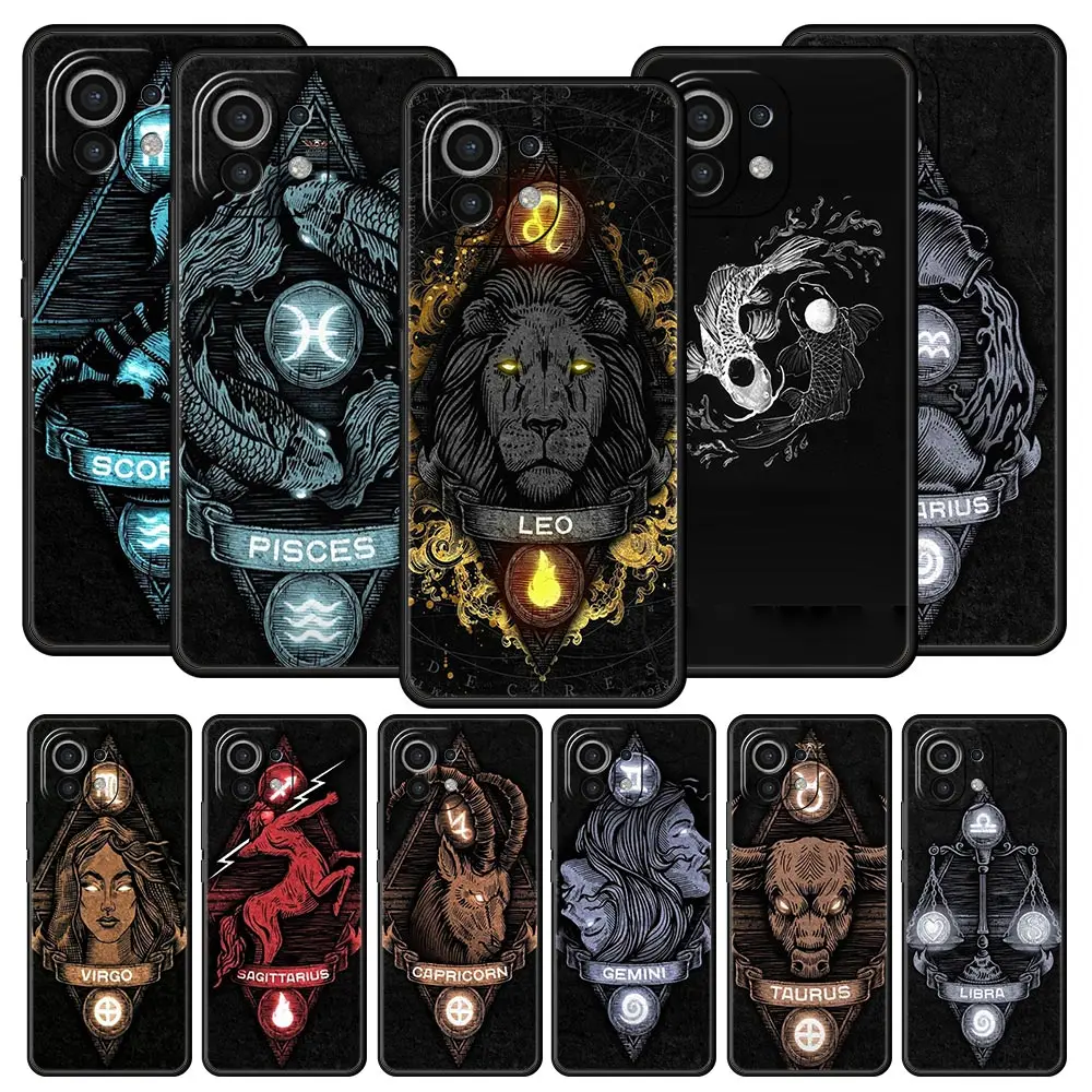 Zodiac Soft Phone Case - Aries, Leo, Libra, Pisces, Virgo, Capricorn Design