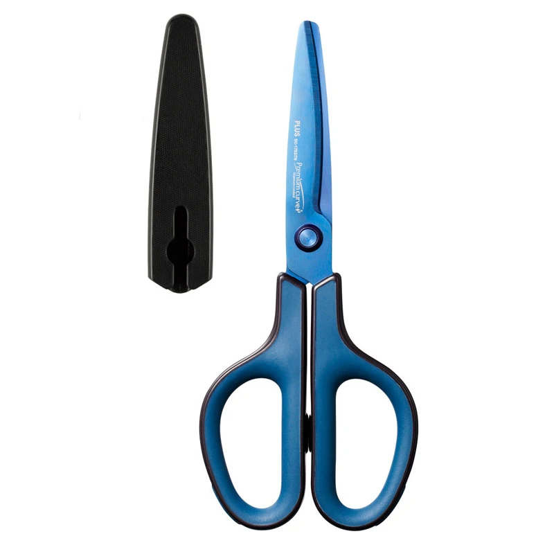 Japan PLUS Non-adhesive Scissors Anti-stick Knife DIY Tools SC-175STN