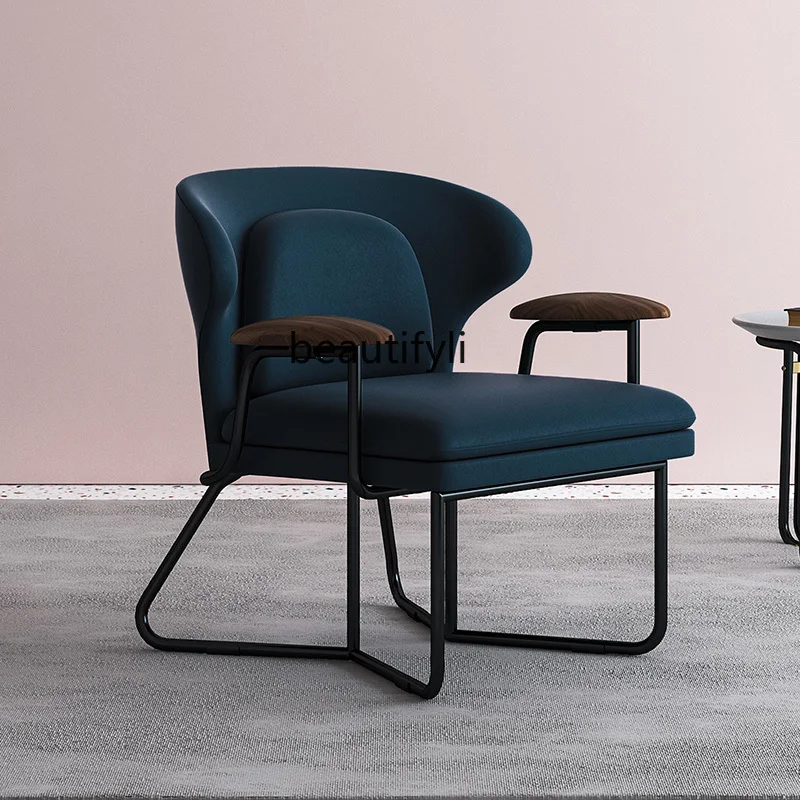 

GY Nordic Living Room Light Luxury Single-Seat Sofa Chair Modern Minimalist Designer Leisure Chair Italian Minimalist Chair