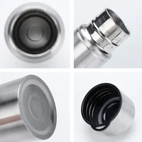 500ml/750ml/1000ml Stainless Steel Water Bottle with Handle Thermo Cup Portable Hot Cold Water Bottle for Cycling Sports Travel 3