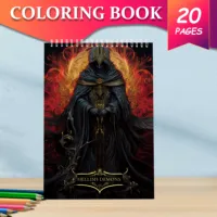 Hell Devil Graffiti Colouring Book Adult Picture Book Make Designs Of One's Own 1