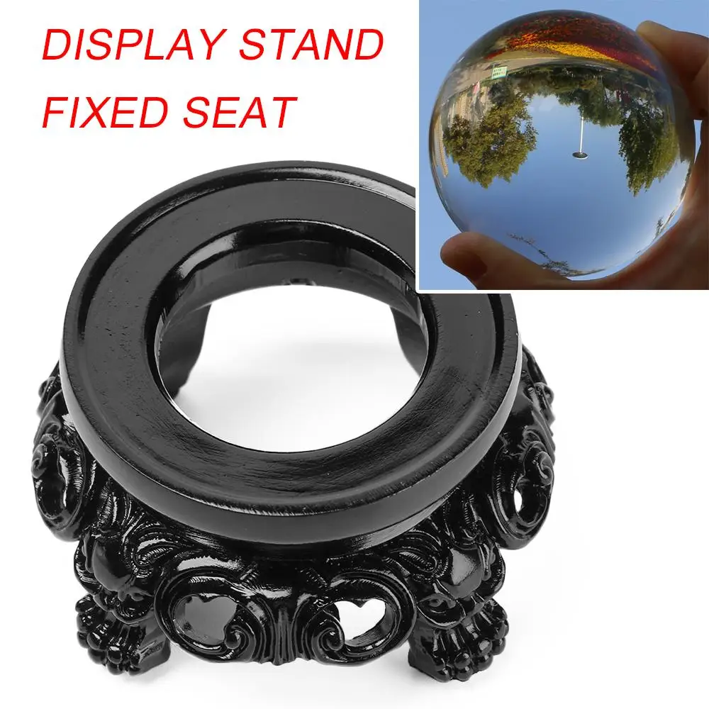 Black Resin Crystal Ball Base Sphere Pedestal European Style Home Decor Display Stand Photography Props Ornament Accessories ornament crafts resin ornaments resin crafts crystal ornament resin crafts accessories crystal stone ornament