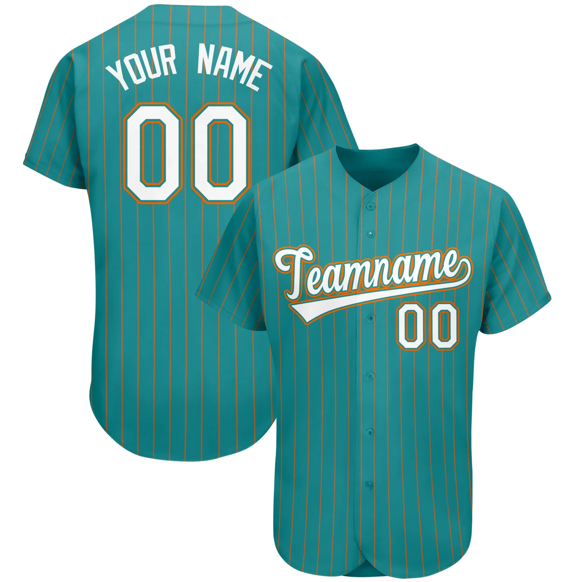 Classic Vertical Stripes Baseball Jersey Print Name Number Any Color Professional Team Club Men baseball jersey