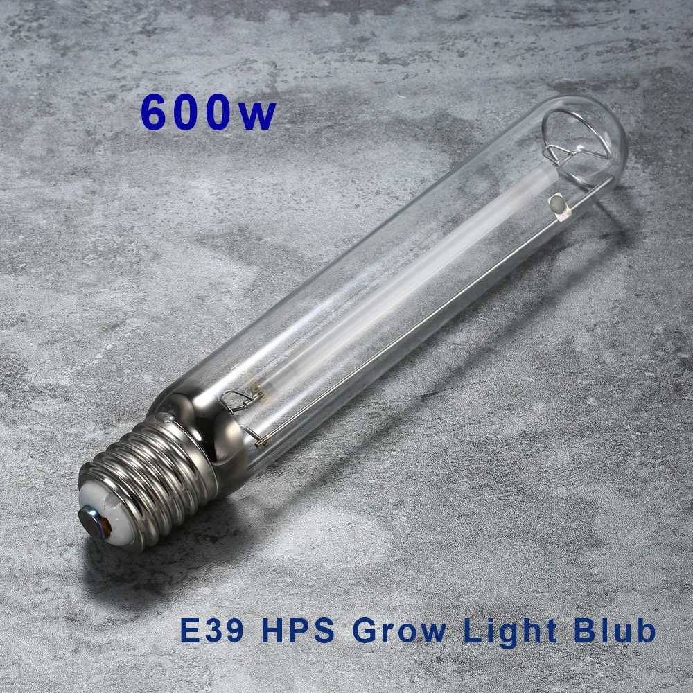 E39 Light Bulb Growing Equipment 2000K 600W High Pressure Sodium Grow Light Full Spectrum HPS Lamp Blub for Hydroponic Aeroponic