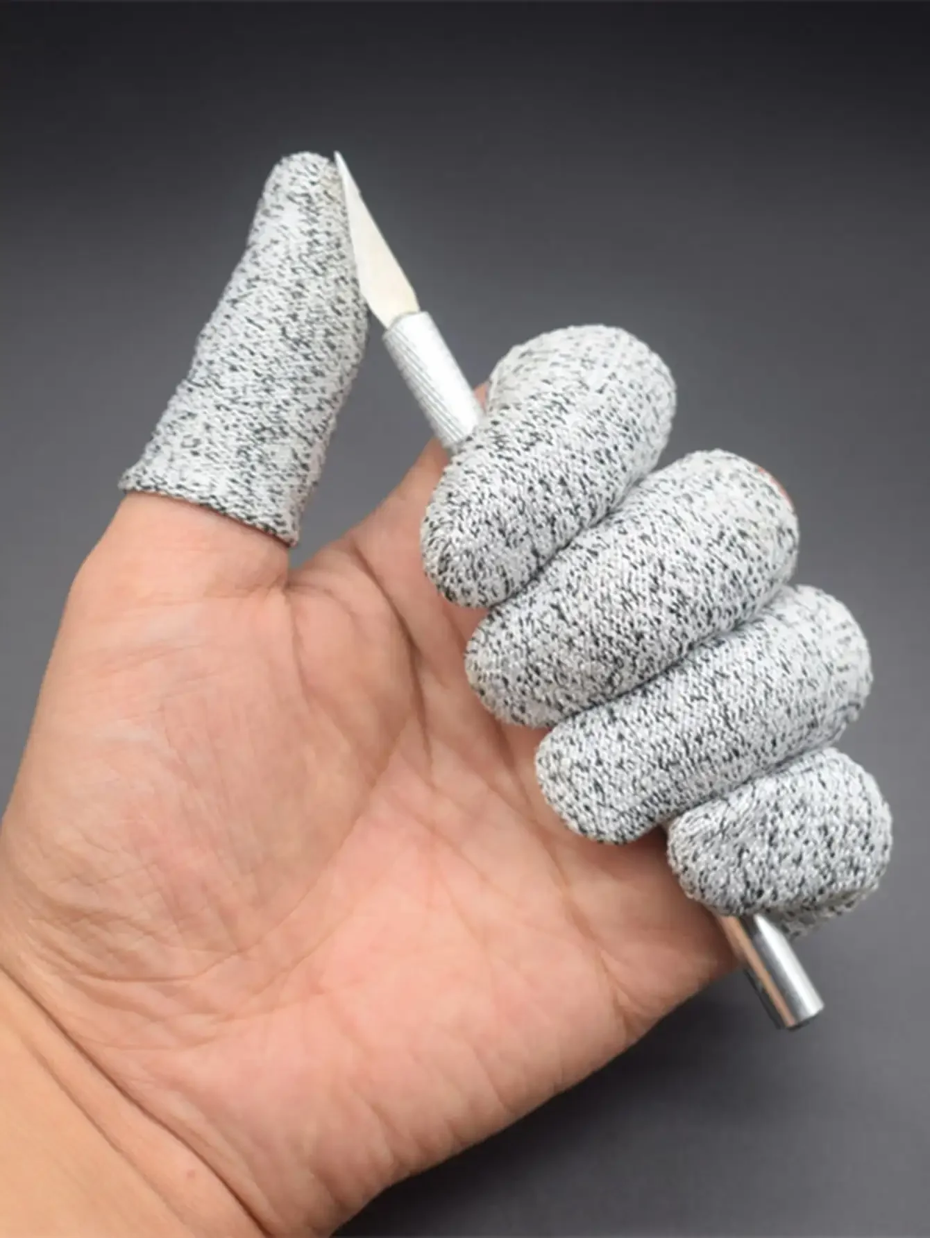 Description Picture 2 of item10pcs Thumb Knife Finger Protectors, Cutting & Harvesting Plant Picking Gloves, Kitchen Gadget, Vegetable Picking Accessories 