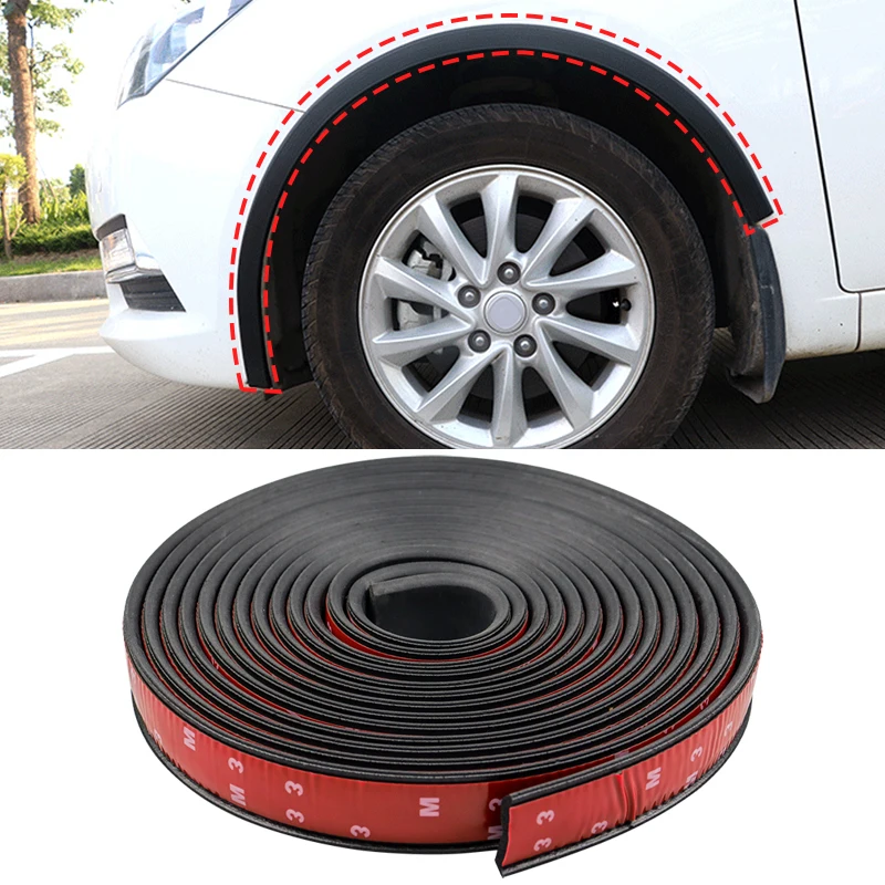 Universal Fender Flare Car Wheel Eyebrow Protector Lip Wheelarch Trim