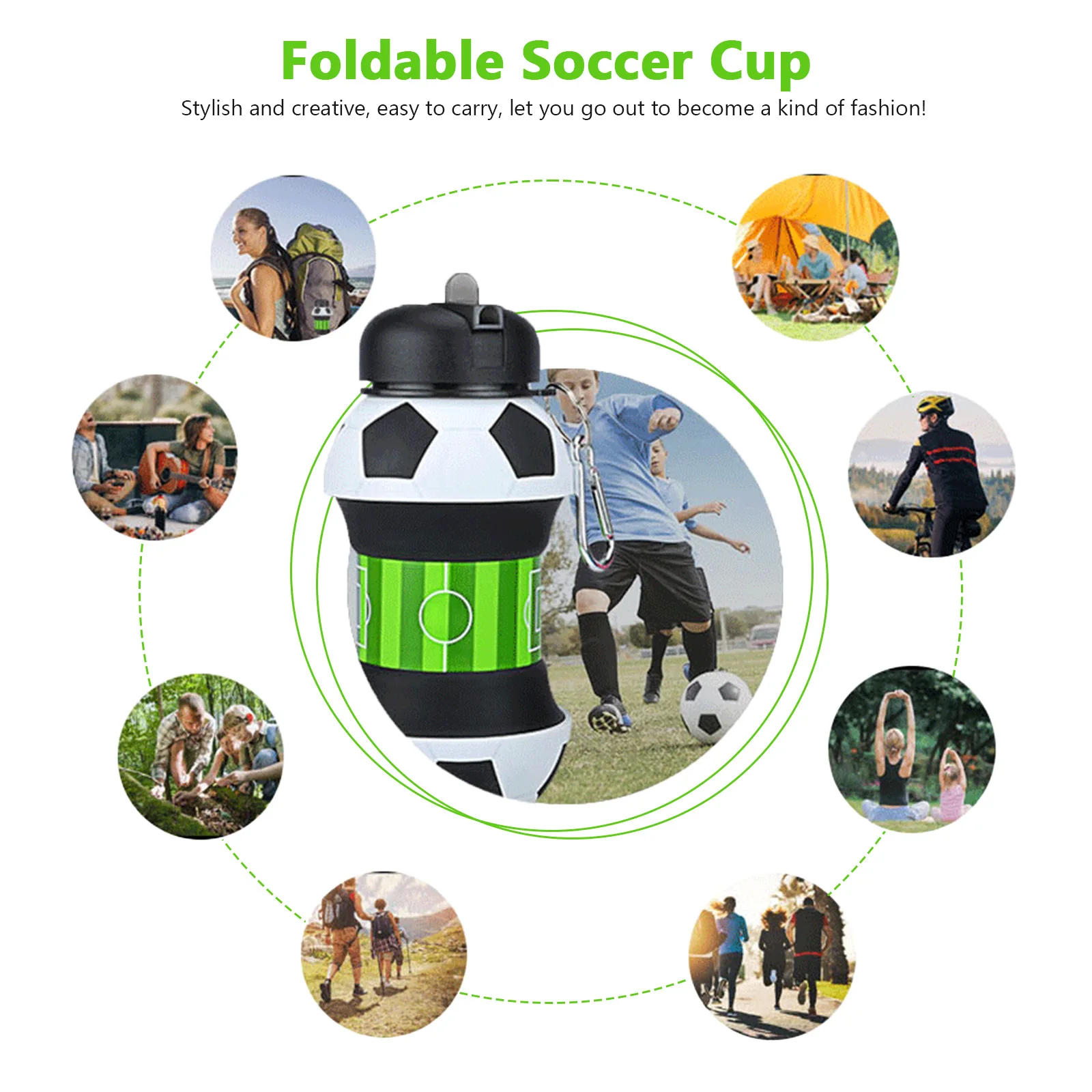  slider image of Silicone Collapsible Ball Water