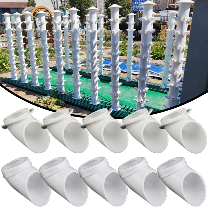 2Pcs/5Pcs DIY Hydroponic Colonization Cups Garden Veg Vertical Tower Planter Fittings Hydroponic system Colonization Cups hydroponic planting tools