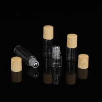 1/2/3/5 ml Roll On Bottle Refillable Empty Glass Essential Oils Perfume Vials 1