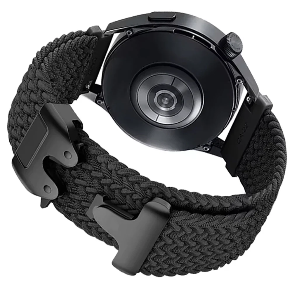 Braided Nylon Sports Strap - 20/22mm Adjustable Band