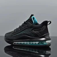 Men's Running Shoes Spring Autumn New Style Trendy Breathable Soft Bottom Casual Sports Shoes EVA Insole round Toe PVC Outsole