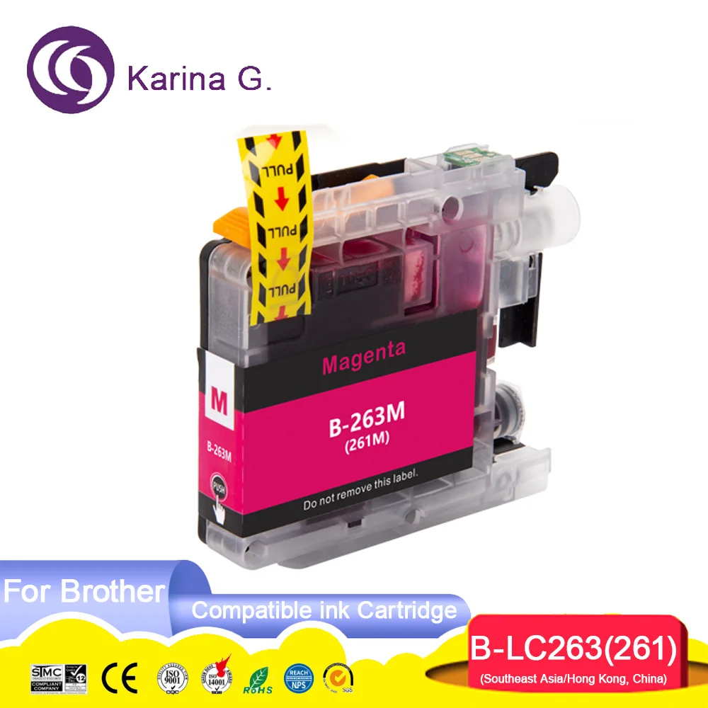 Compatible for LC263 LC261 ink cartridges Suit for MFC-J480DW DCP-J562DW MFC-J