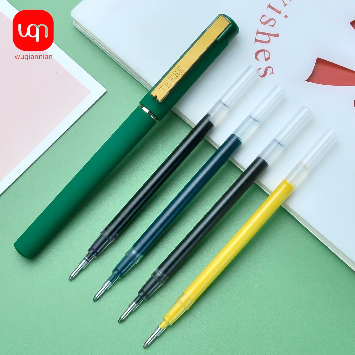 3/6pcs neutral gel pen -1.0mm, fast drying and durable, smooth writing large capacity ink, very suitable for office and teaching 4