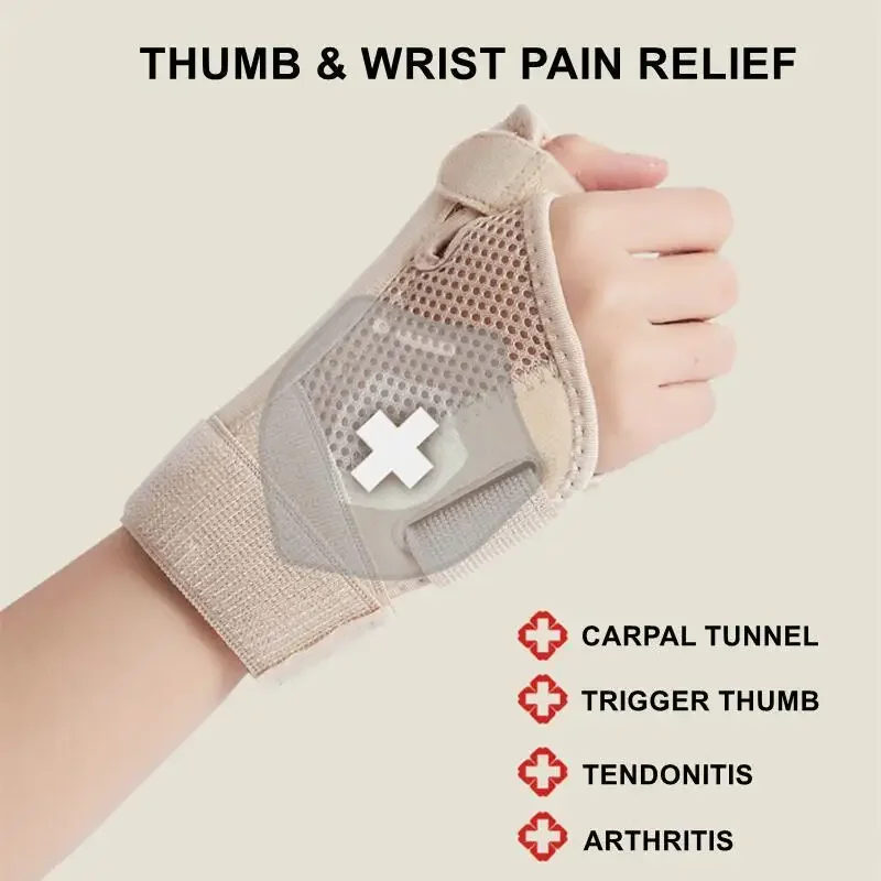 

1PC Thumb Splint Support Brace For Right Left Hand Women Men Wrist Thumb Spica Stabilizer Strap Immobilizer Carpal Tunnel Pain