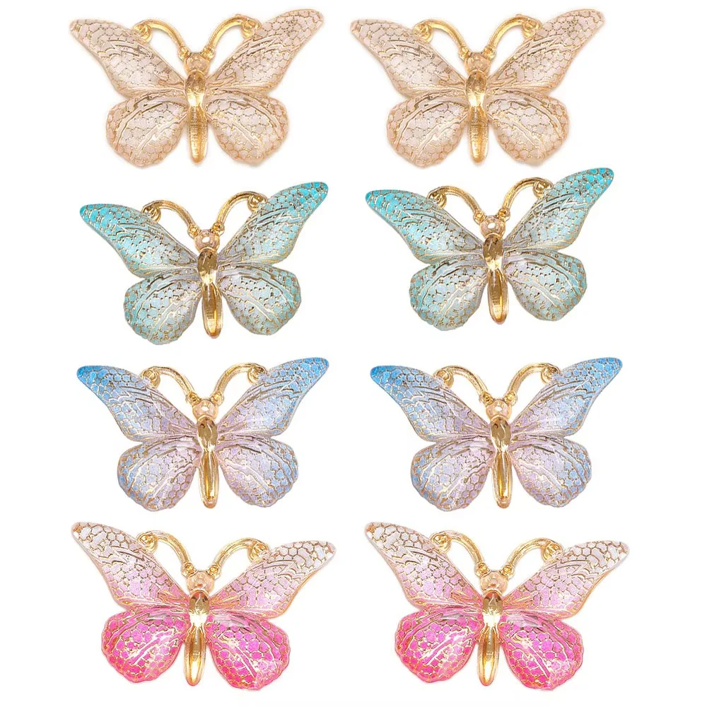Colorful Butterfly Kids Hairpins Set - 5PCS