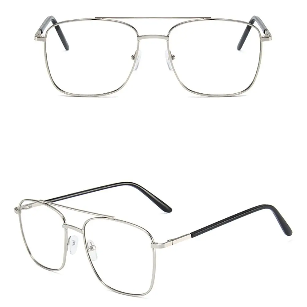 Männer Glas klare Linsen Computer optische Metallrahmen Brille Brillen blockierende Brille – Detail 8