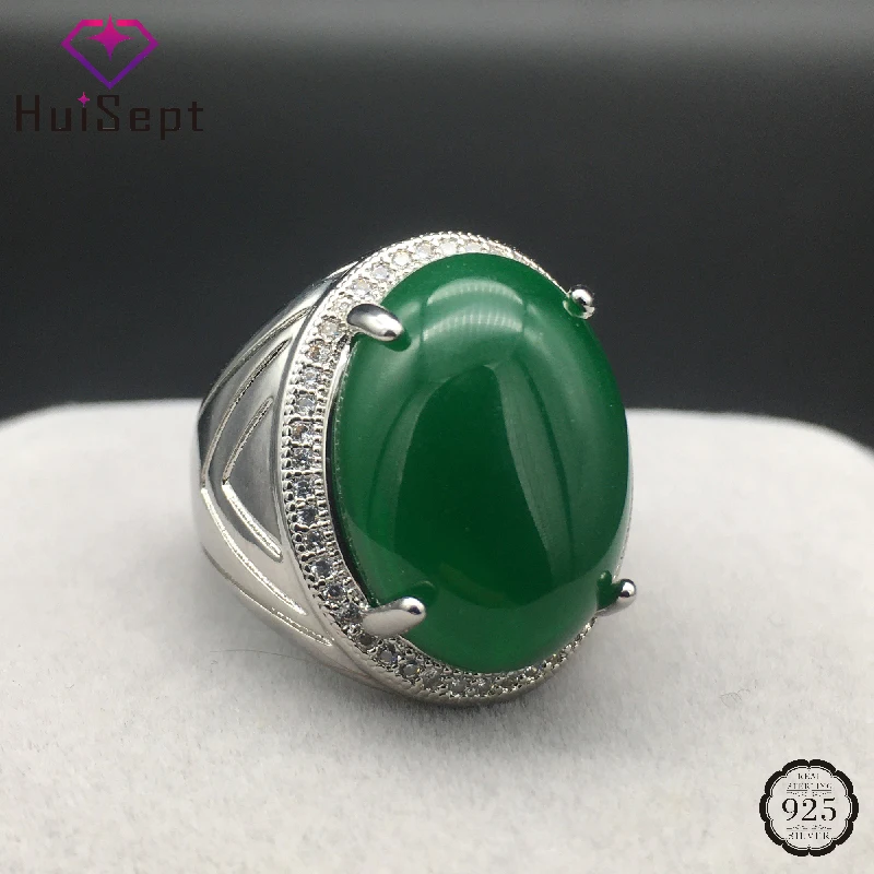 Gemsyogi Unisex Hombre Mujer Plata De Ley 925 Emerald-Cut,Oval Gemsyogi Unisex Hombre Mujer Plata De Ley 925 Emerald-Cut,Oval