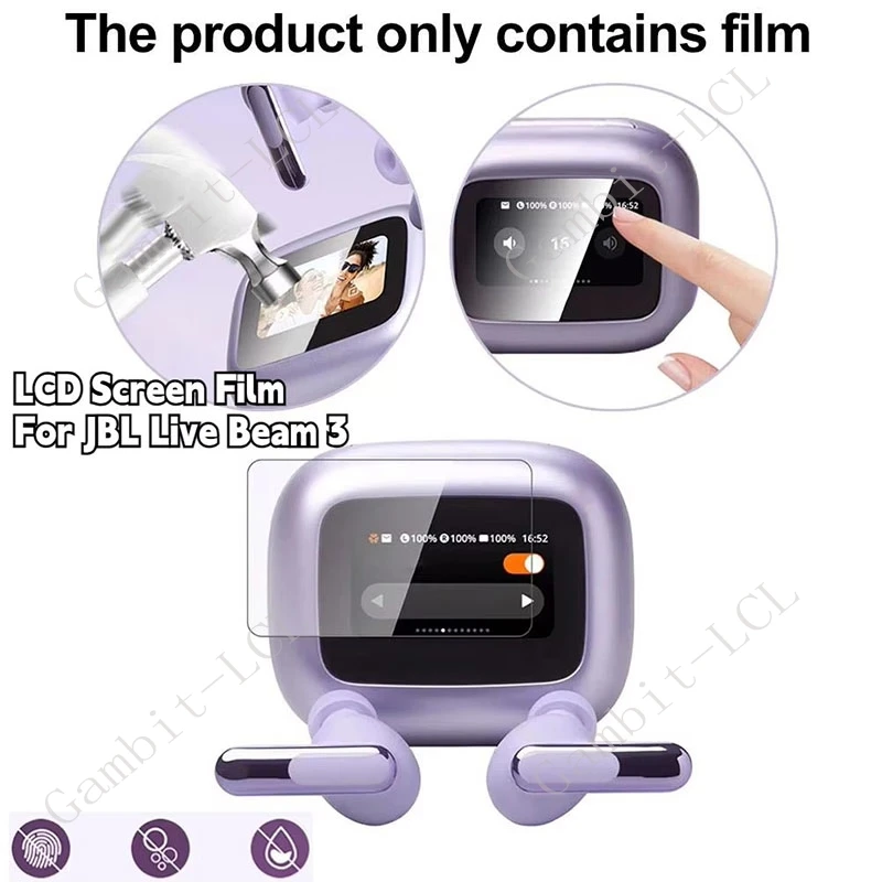 Film Protecteur Bruni Pour JBL Tour Pro 3 - Protection Anti-rayures, Cristal Clair, Facile à Poser Et à Enlever - 7