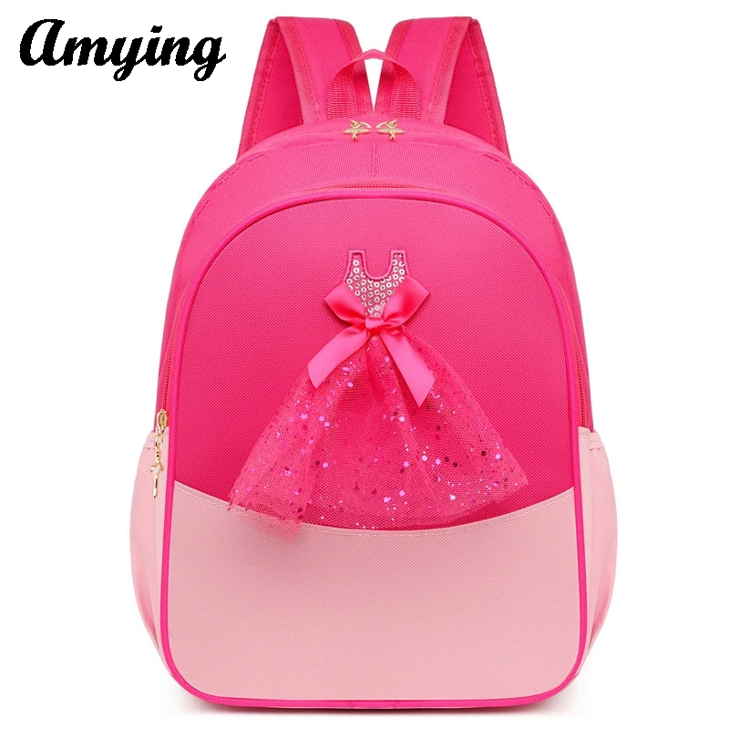 Children's Shoulder Dance Backpack Girls' Princess Dance Bags Ballet Schoolbag Gymnastics Yoga Sports Costume Girls Storage Bag 1