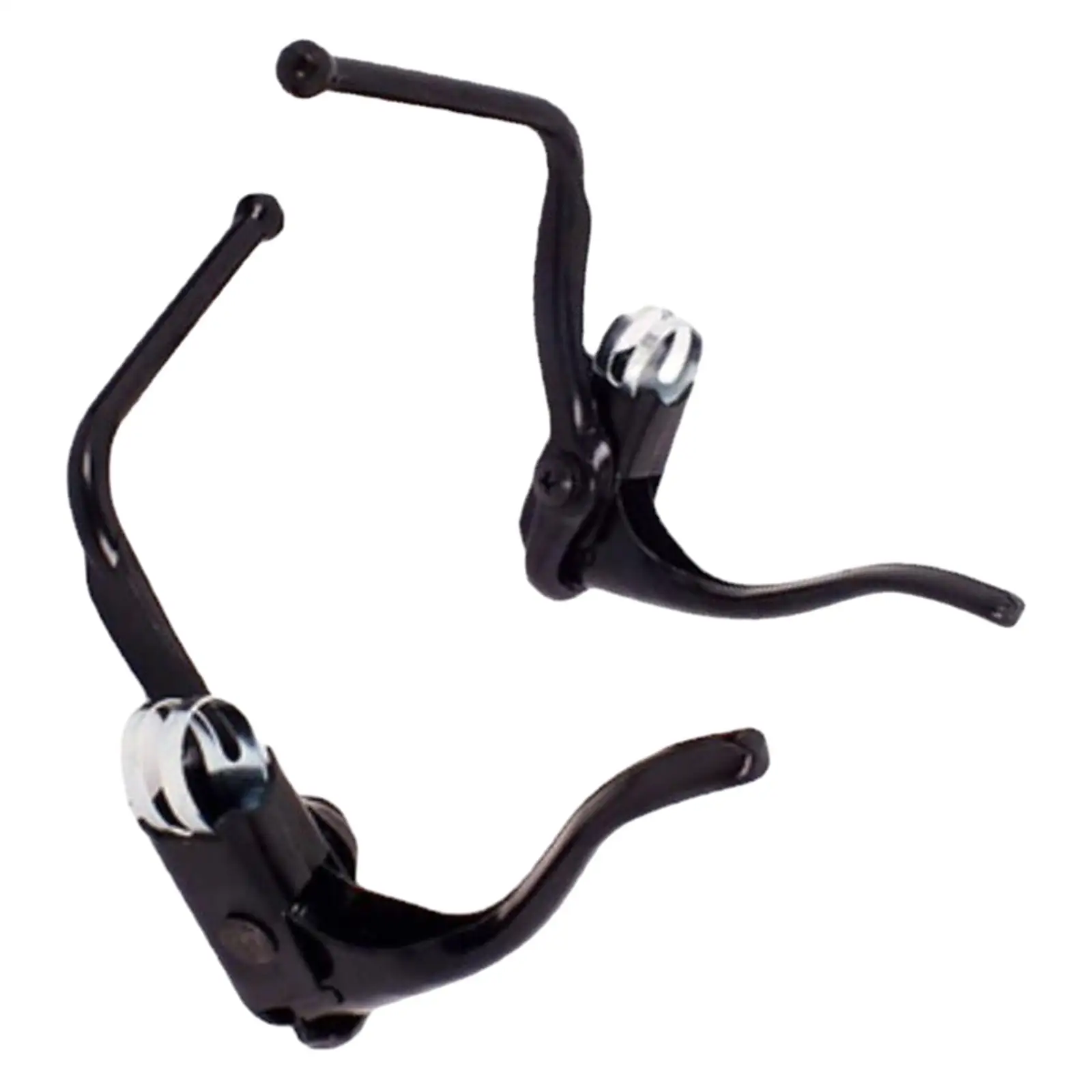 2x Bicycle Double Brake Lever Road Bike Brake Levers Replacement Bicycle Handlebar Brake Lever for BMX Folding Bicycles Black