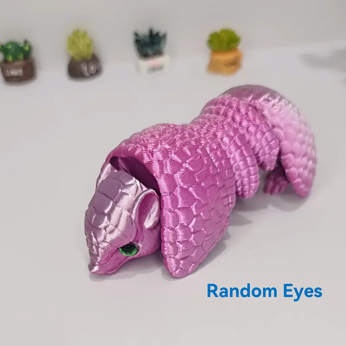 3D Printed Animal Sculptures 1pc Creative Random Eyes Joints Movable Novel Relax Desktop Accessories Ideal For Party Gift