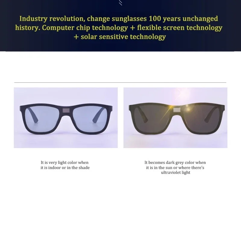 ZHIYI Chameleon Glasses 0.1 Seconds LCD Computer Chip Control Photochromic Polarized Lens Driving Sunglasses for Men polarized sunglasses photochromic sunglasses driving glasses
