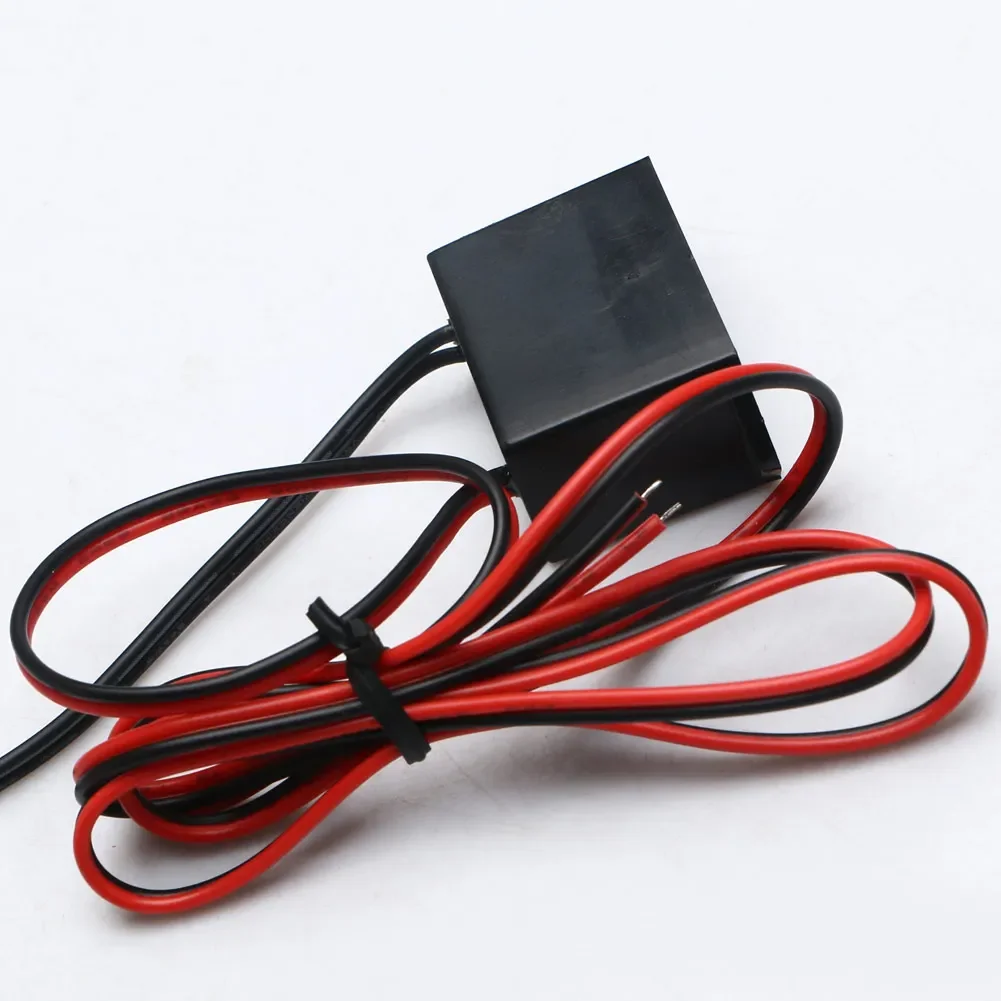 DC 12V Mini Neon EL Wire Power Driver Controller 1-50cM Glow Cable Strip Light Inverter Supply Adapter Flexible Neon Wire Driver 6led 7mm hd 1m usb type c for android endoscope camera flexible snake soft wire cable usb typec pipe inspection camera borescope