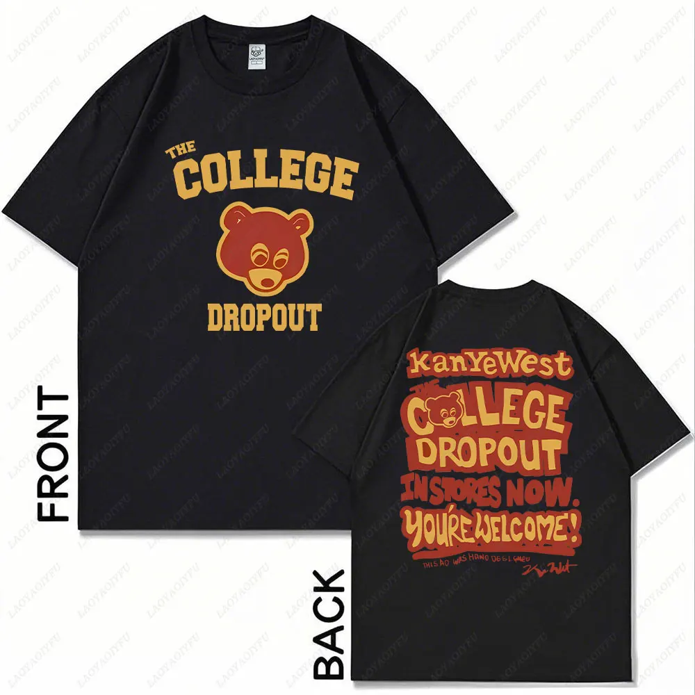 Kanye West Best Famous The College Dropout Graphics T Shirt Men