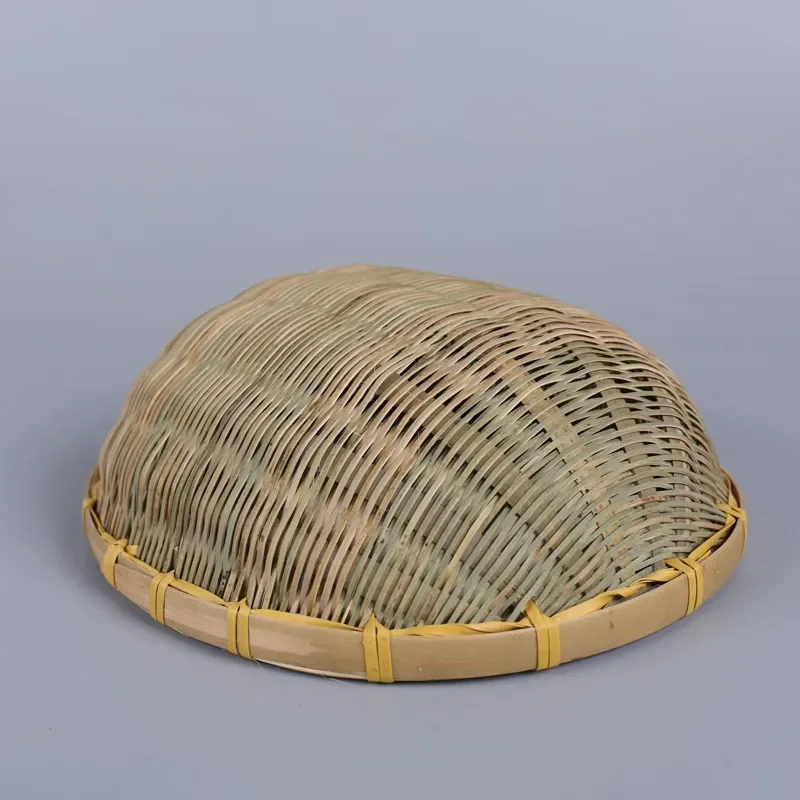 Natural Handmade Bamboo Baskets Fruit Vegetables Bread Rattan Steamed Storage Basket Home Tableware Storage Box bread basket 4