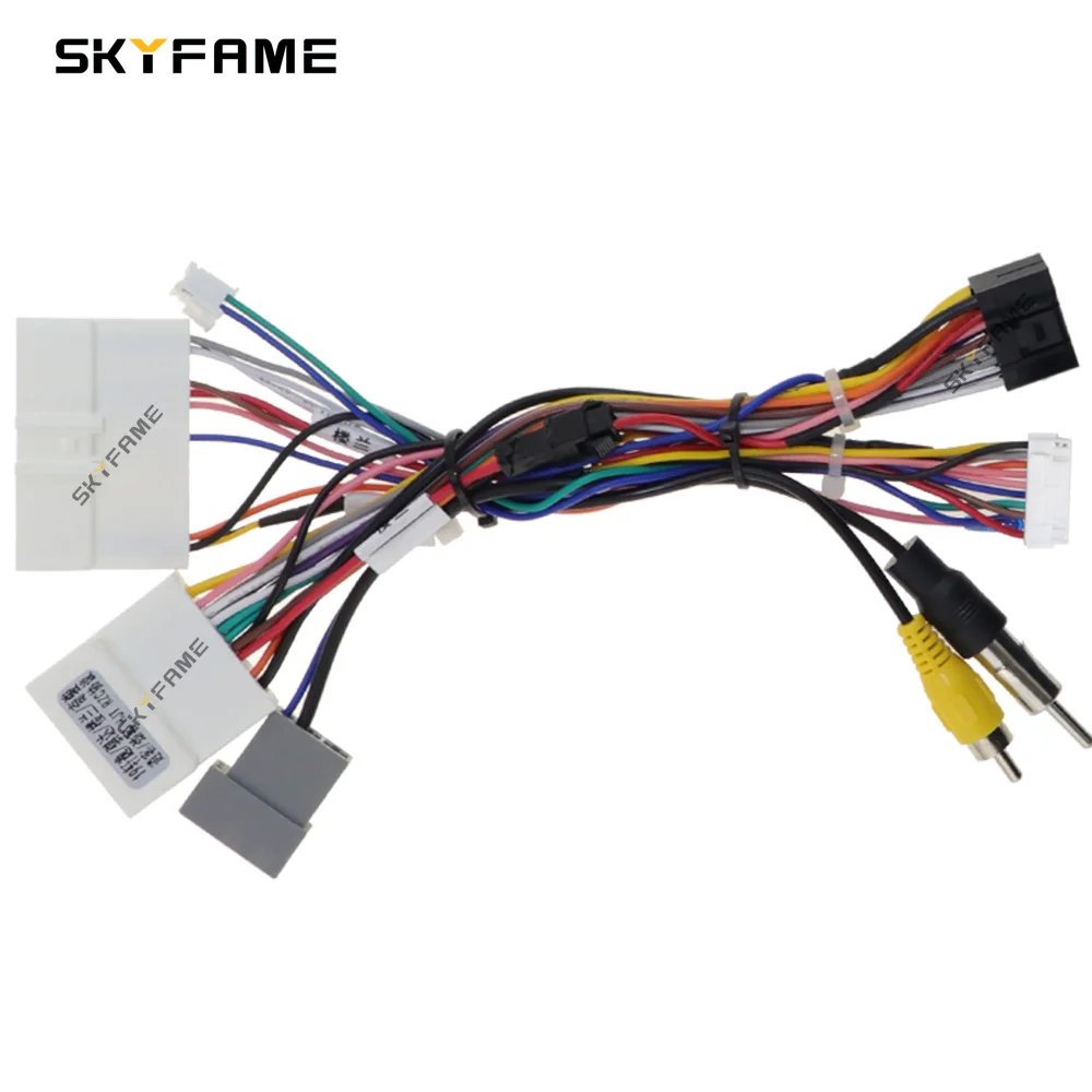 SKYFAME Car Wiring Harness Adapter Canbus Box Decoder for Nissan Teana Altima Qashqai Tiida Kicks Sylphy Murano X-Trail RZ-DF13 car wire cable adapter