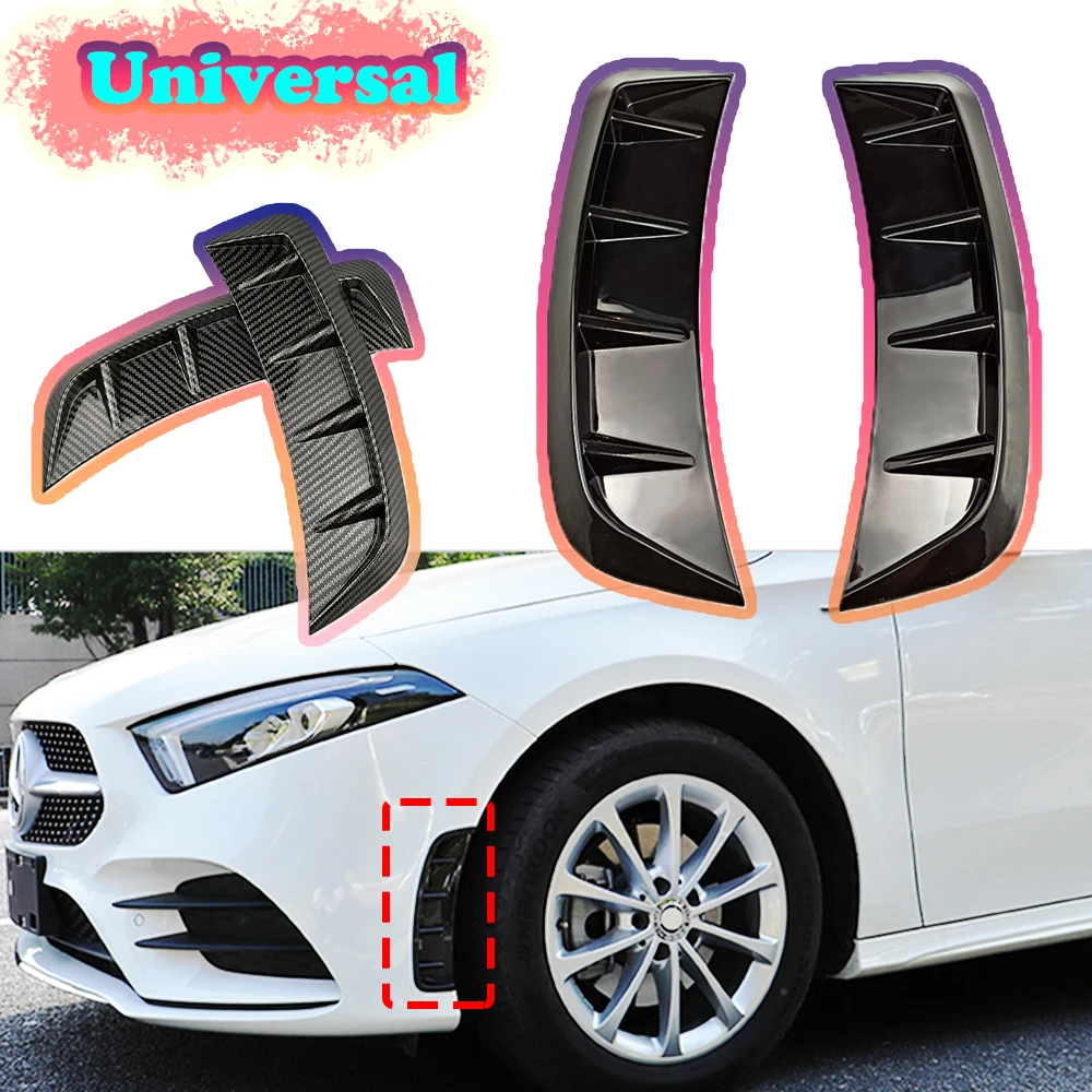 

Автомобильная наклейка на вентиляционное отверстие, боковое крыло, декоративная универсальная накладка на переднее колесо из АБС-пластика для Benz, BMW, Audi, Honda, Volkswagen