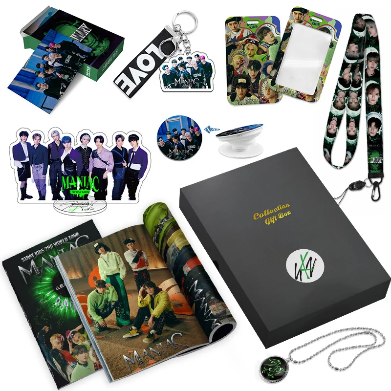 95pcs/set Kpop Stray kids MAXIDENT Photo Album Gift Lomo Cards Stickers  Lanyard Key chain Photocards K-pop Straykids - AliExpress