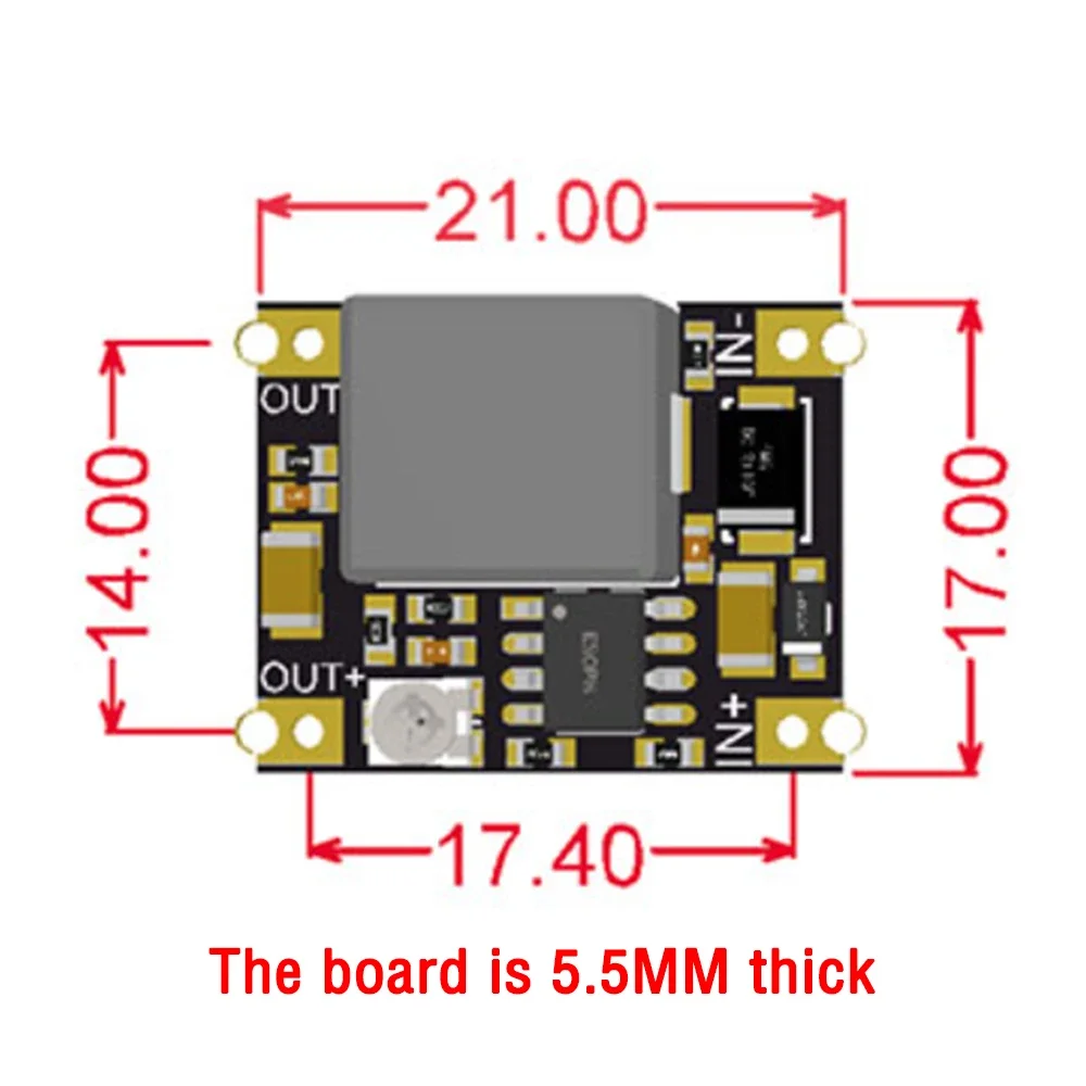 Universal DC-DC Buck Converter Power Supply Module with Adjustable Voltage Regulator